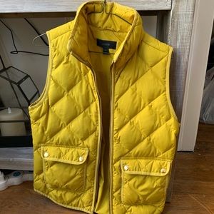 J. Crew quilted vest size small